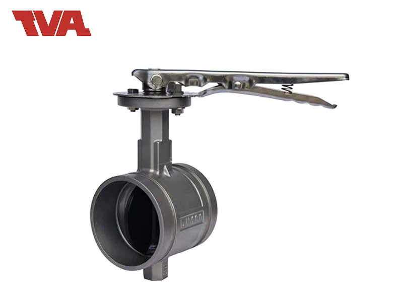 不锈钢沟槽蝶阀