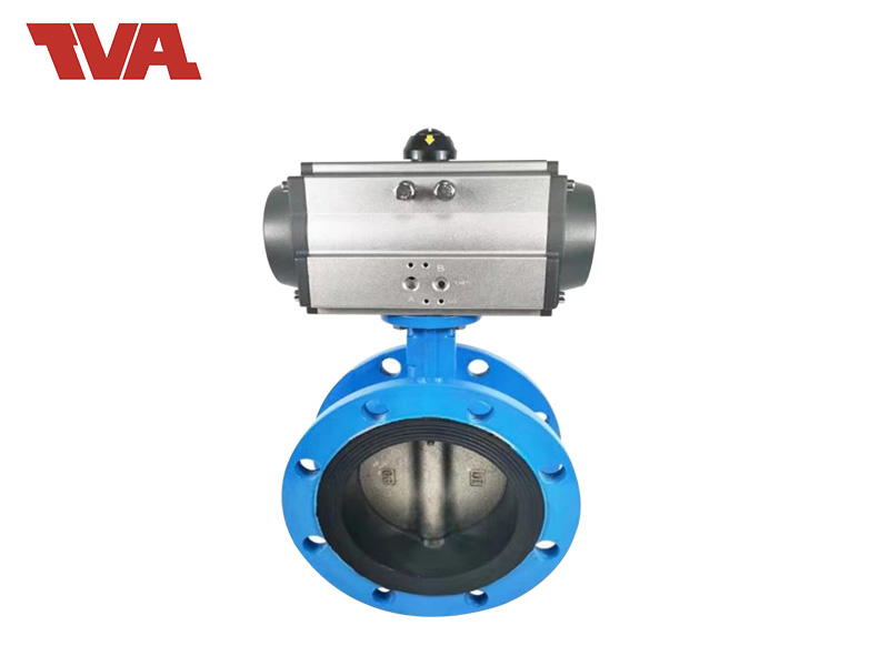 法兰气动对夹蝶阀