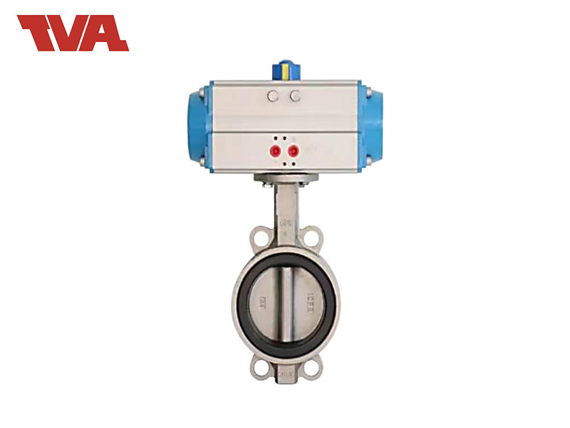 气动全不锈钢对夹蝶阀